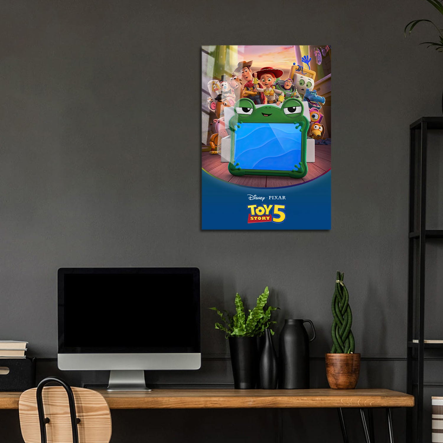Flex Designs Metal Poster Toy Story 5 24 x 36" Home Goods - Movie 2026 Movie Metal Poster