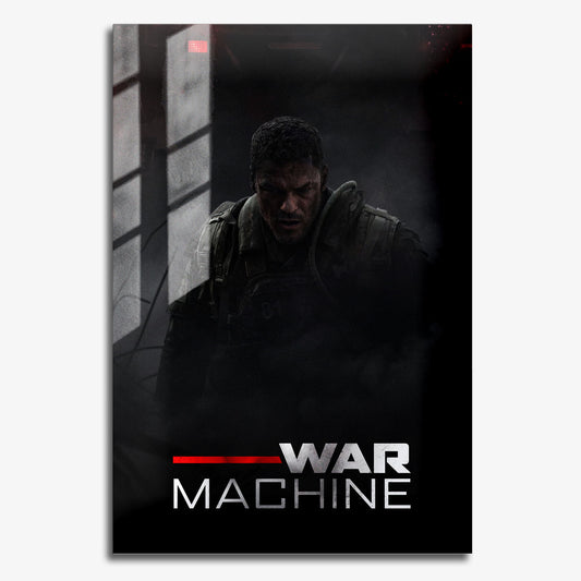 Flex Designs Metal Poster War Machine 11 x 17" Home Goods - Movie 2026 Movie Metal Poster