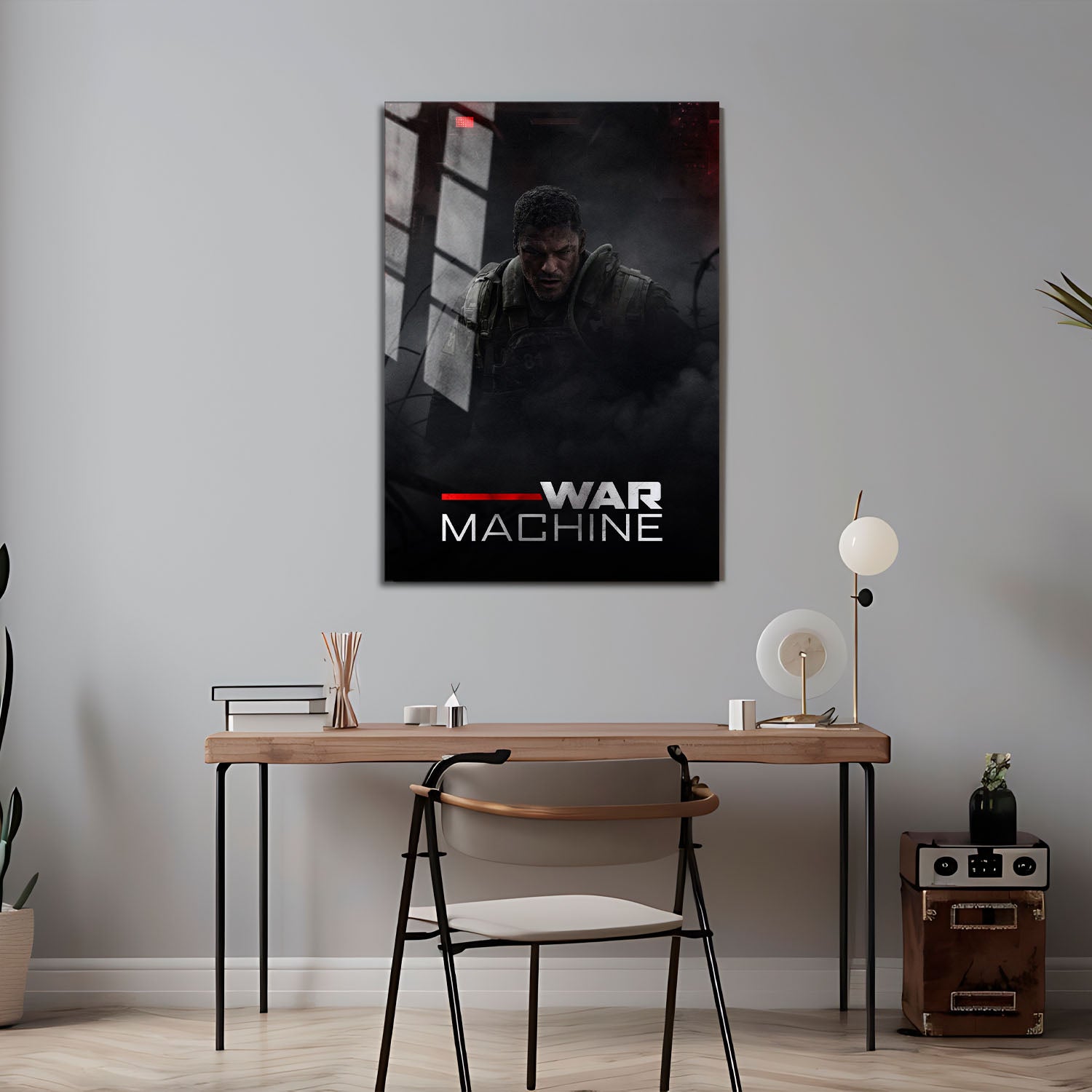 Flex Designs Metal Poster War Machine 5 x 7" Home Goods - Movie 2026 Movie Metal Poster