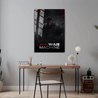 Flex Designs Metal Poster War Machine 5 x 7" Home Goods - Movie 2026 Movie Metal Poster