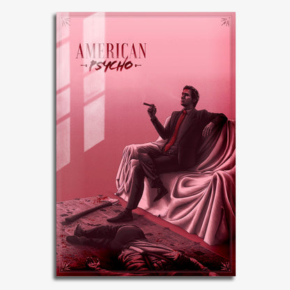 Flex Designs Metal Poster American Psycho Sketch 11 x 17" Home Goods - Movie 2000 Movie Metal Poster