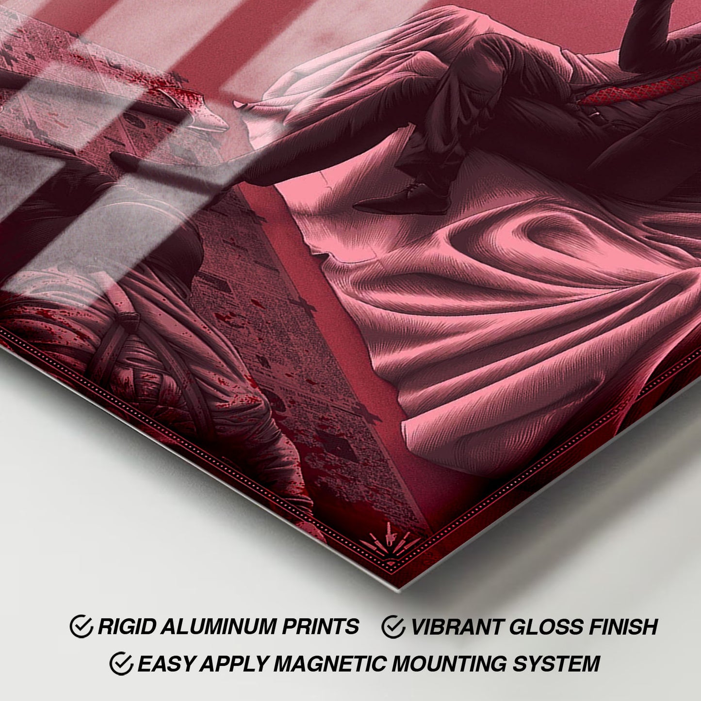 Flex Designs Metal Poster American Psycho Sketch 11 x 17" Home Goods - Movie 2000 Movie Metal Poster