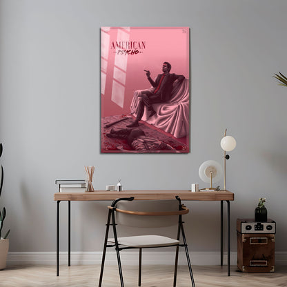 Flex Designs Metal Poster American Psycho Sketch 5 x 7" Home Goods - Movie 2000 Movie Metal Poster