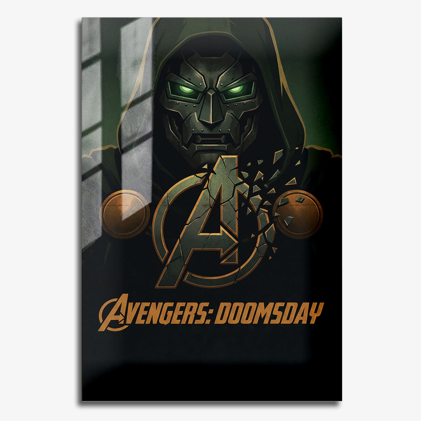 Flex Designs Metal Poster Avengers Doomsday Dr Doom 11 x 17" Home Goods - Movie 2026 Movie Metal Poster