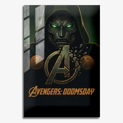 Flex Designs Metal Poster Avengers Doomsday Dr Doom 11 x 17" Home Goods - Movie 2026 Movie Metal Poster