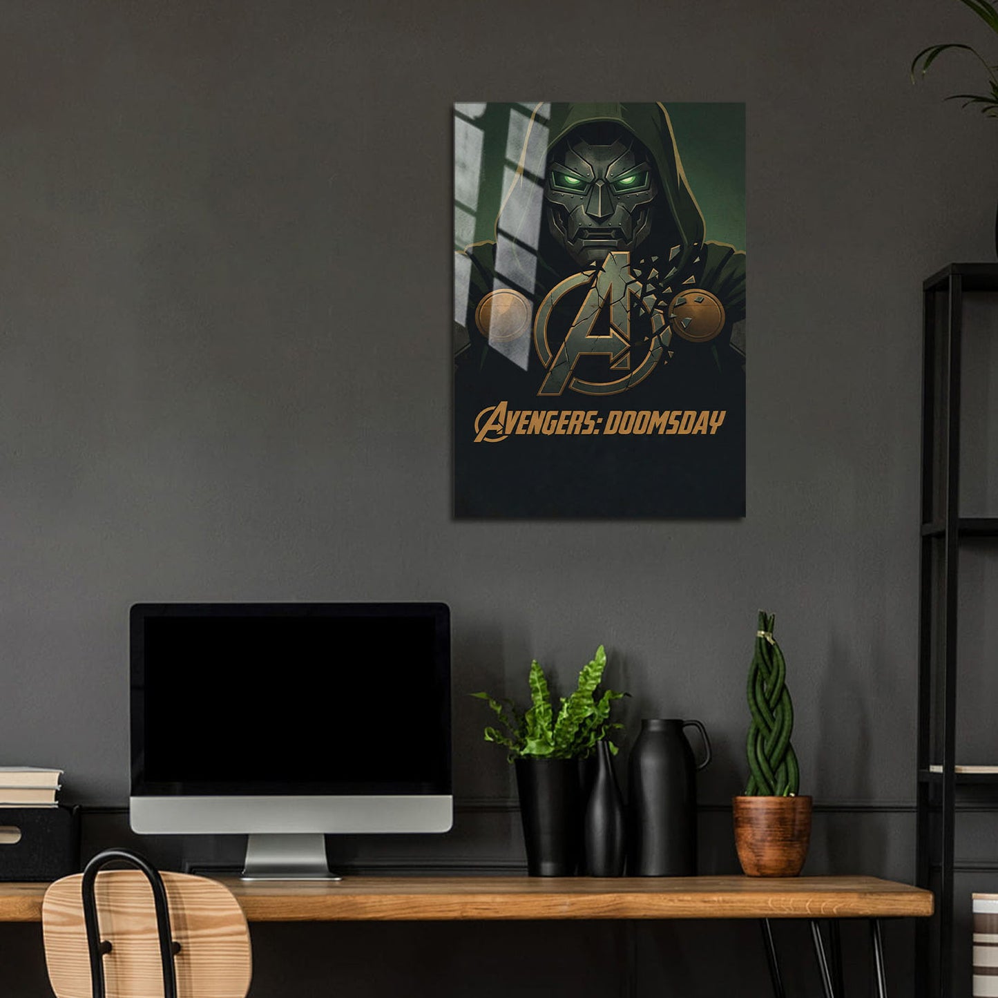 Flex Designs Metal Poster Avengers Doomsday Dr Doom 24 x 36" Home Goods - Movie 2026 Movie Metal Poster