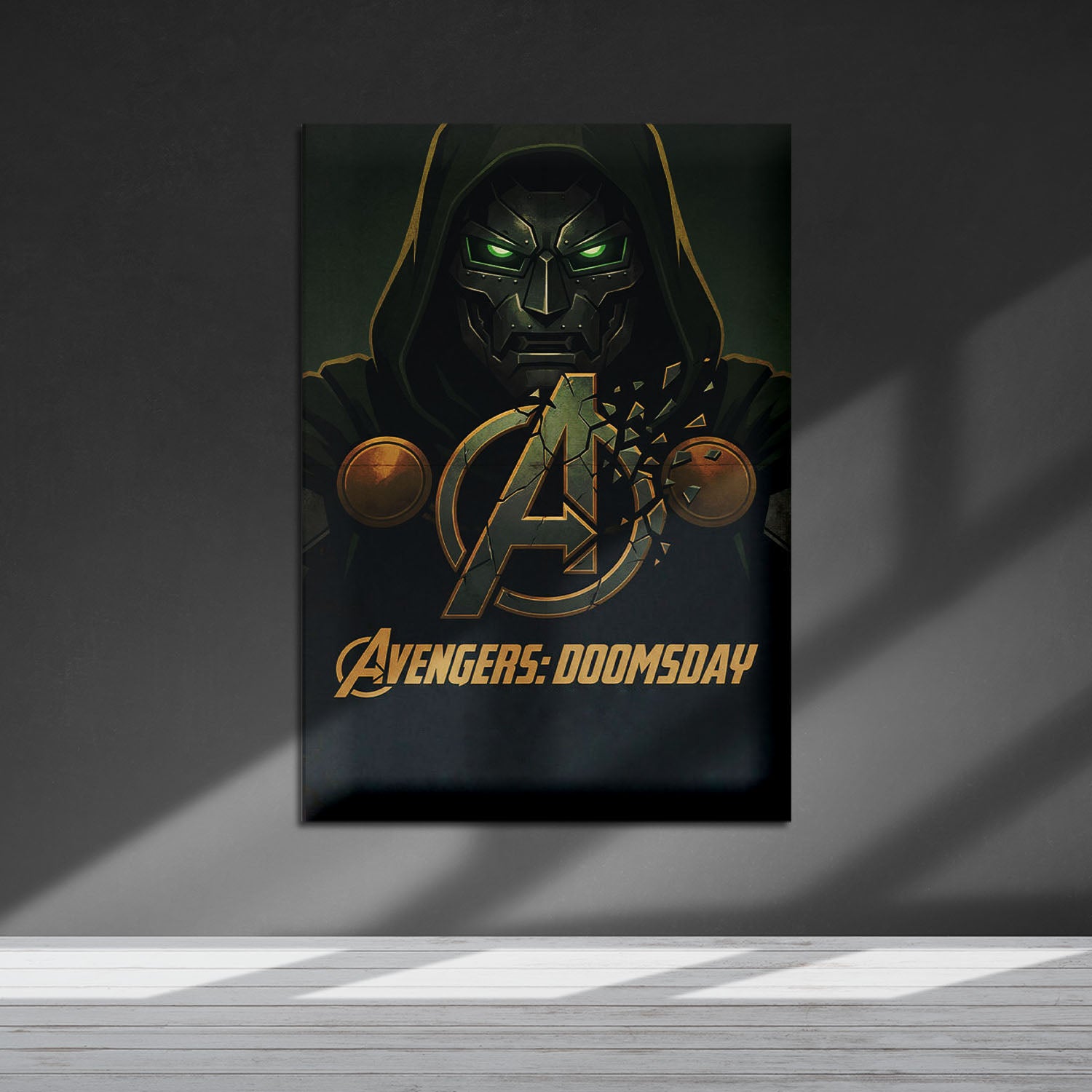 Flex Designs Metal Poster Avengers Doomsday Dr Doom 5 x 7" Home Goods - Movie 2026 Movie Metal Poster
