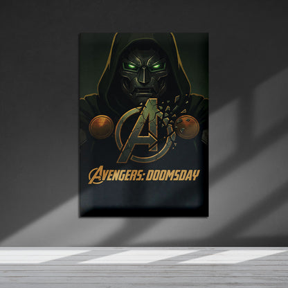 Flex Designs Metal Poster Avengers Doomsday Dr Doom 5 x 7" Home Goods - Movie 2026 Movie Metal Poster