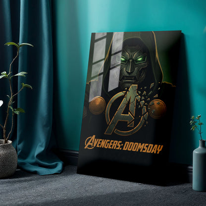 Flex Designs Metal Poster Avengers Doomsday Dr Doom 24 x 36" Home Goods - Movie 2026 Movie Metal Poster