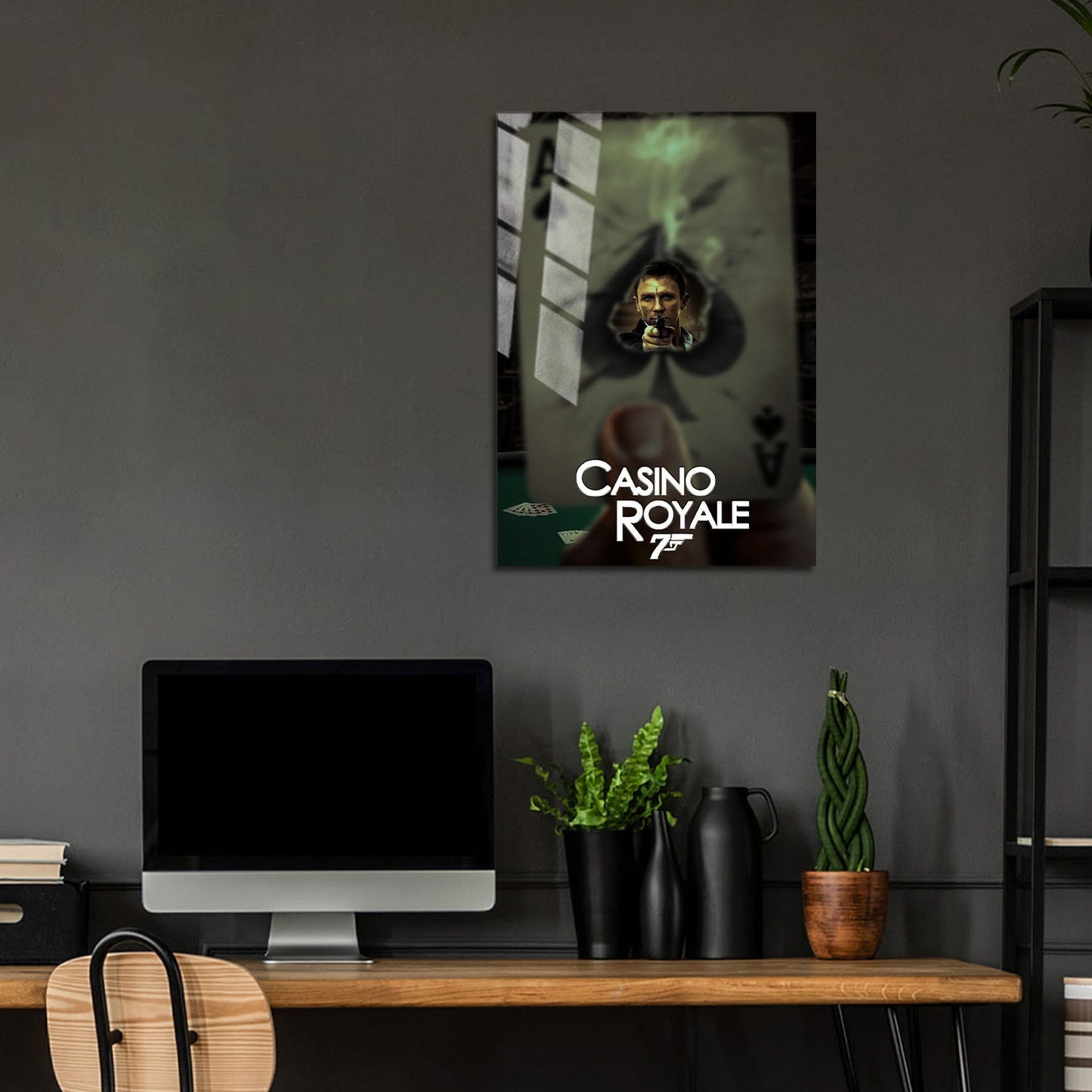 Flex Designs Metal Poster Casino Royale Ace 24 x 36" Home Goods - Movie 2006 Movie Metal Poster