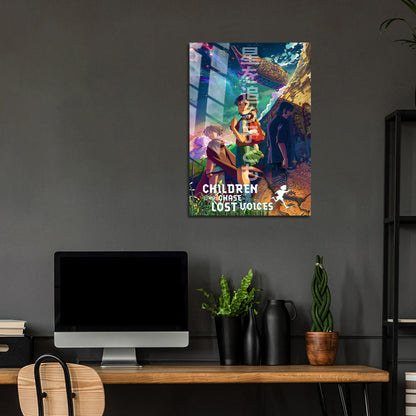 Flex Designs Metal Poster Children Who Chase Lost Voices 24 x 36" Home Goods - Movie 2011 Movie Metal Poster