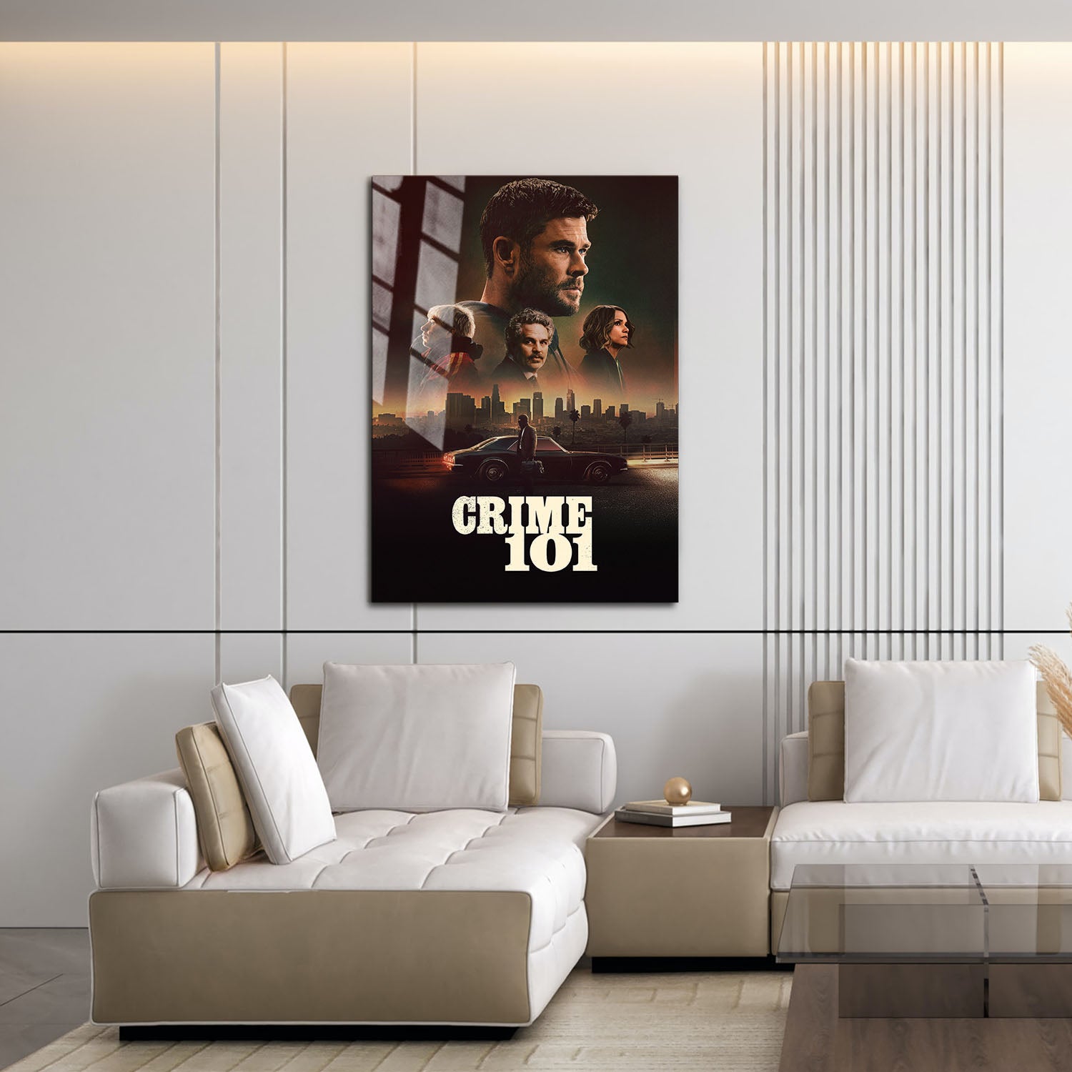 Flex Designs Metal Poster Crime 101 Cinematic 16 x 24" Home Goods - Movie 2026 Movie Metal Poster