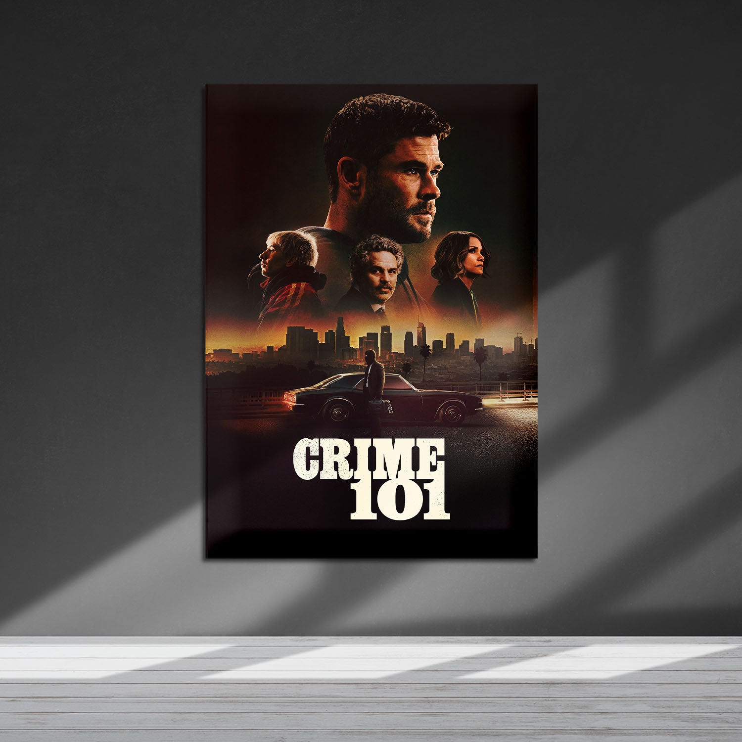 Flex Designs Metal Poster Crime 101 Cinematic 5 x 7" Home Goods - Movie 2026 Movie Metal Poster