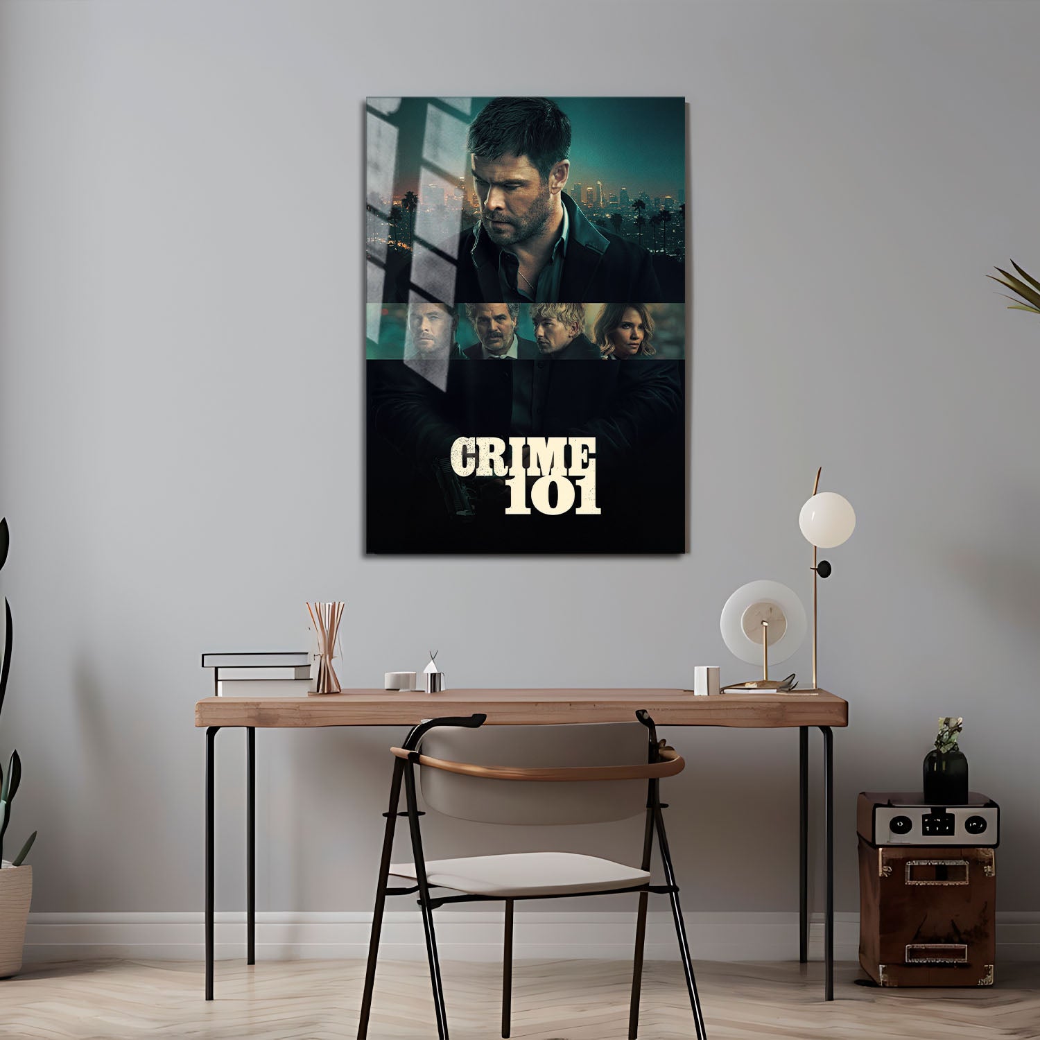 Flex Designs Metal Poster Crime 101 Theatrical 5 x 7" Home Goods - Movie 2026 Movie Metal Poster