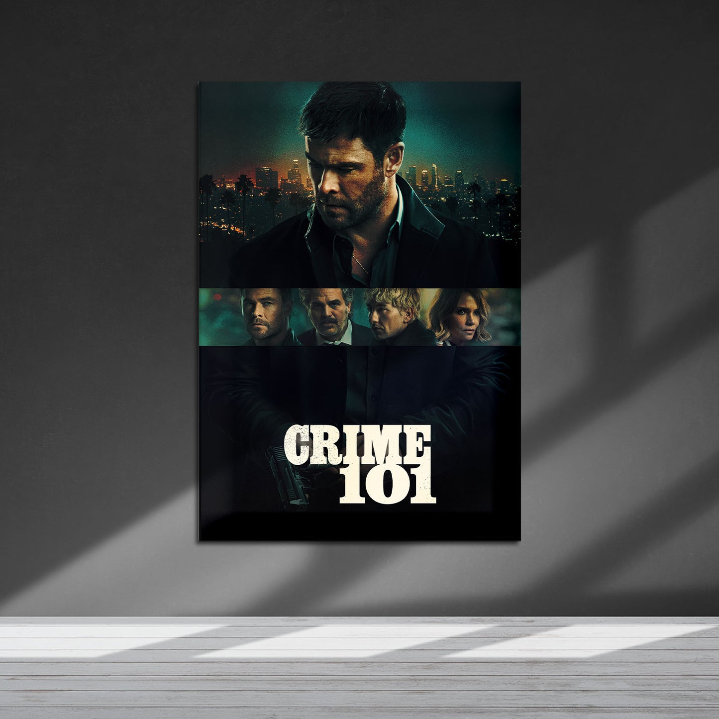 Flex Designs Metal Poster Crime 101 Theatrical 5 x 7" Home Goods - Movie 2026 Movie Metal Poster