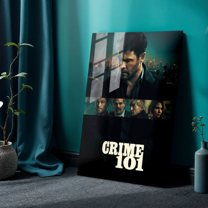 Flex Designs Metal Poster Crime 101 Theatrical 24 x 36" Home Goods - Movie 2026 Movie Metal Poster
