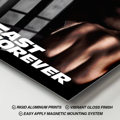 Flex Designs Metal Poster Fast Forever Vin Disel 11 x 17" Home Goods - Movie 2028 Movie Metal Poster