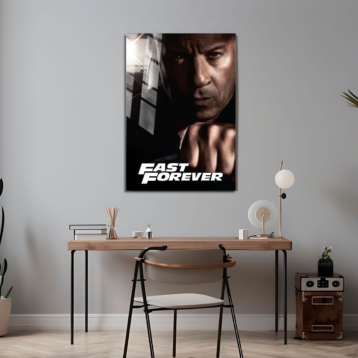 Flex Designs Metal Poster Fast Forever Vin Disel 5 x 7" Home Goods - Movie 2028 Movie Metal Poster