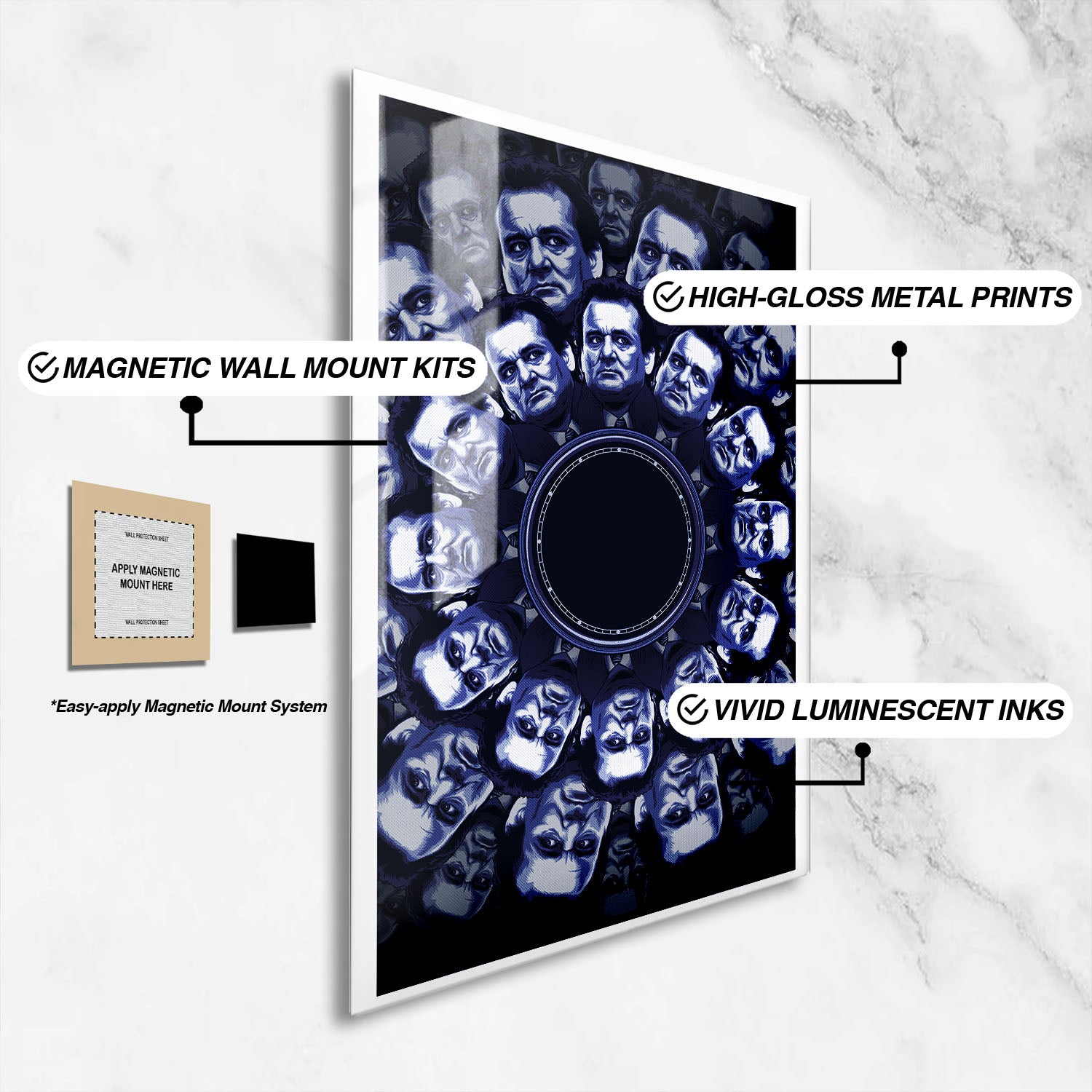Flex Designs Metal Poster Groundhog Day Cartoon 16 x 24" Home Goods - Movie 1993 Movie Metal Poster