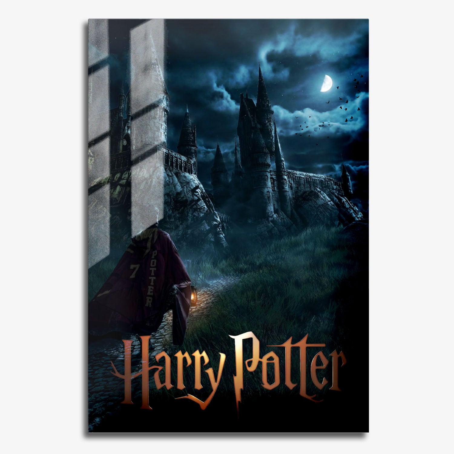 Flex Designs Metal Poster Harry Potter TV Series Cover 11 x 17" Home Goods - TV Show 2026 TV Show Metal Poster
