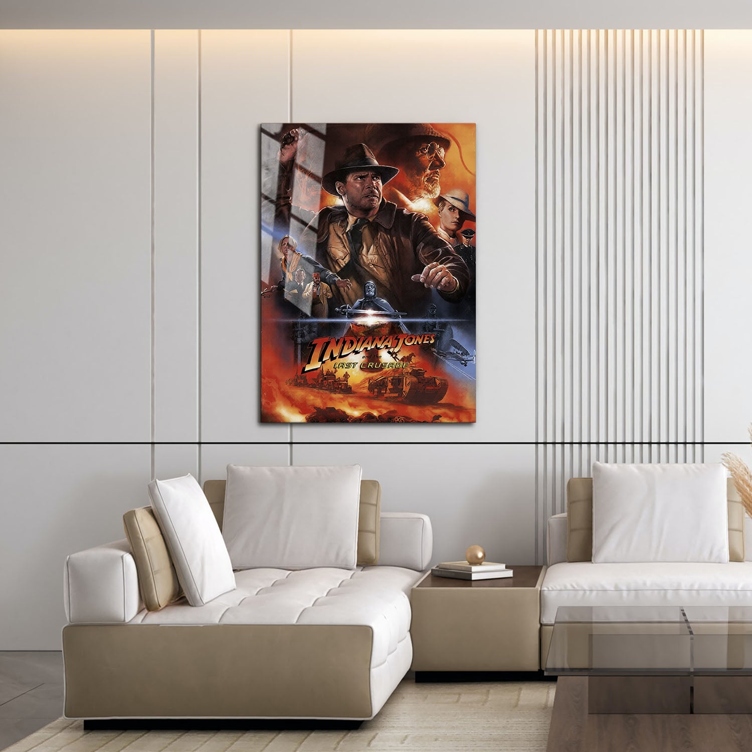 Flex Designs Metal Poster Indiana Jones and the Last Crusade Alternate 16 x 24" Home Goods - Movie 1989 Movie Metal Poster