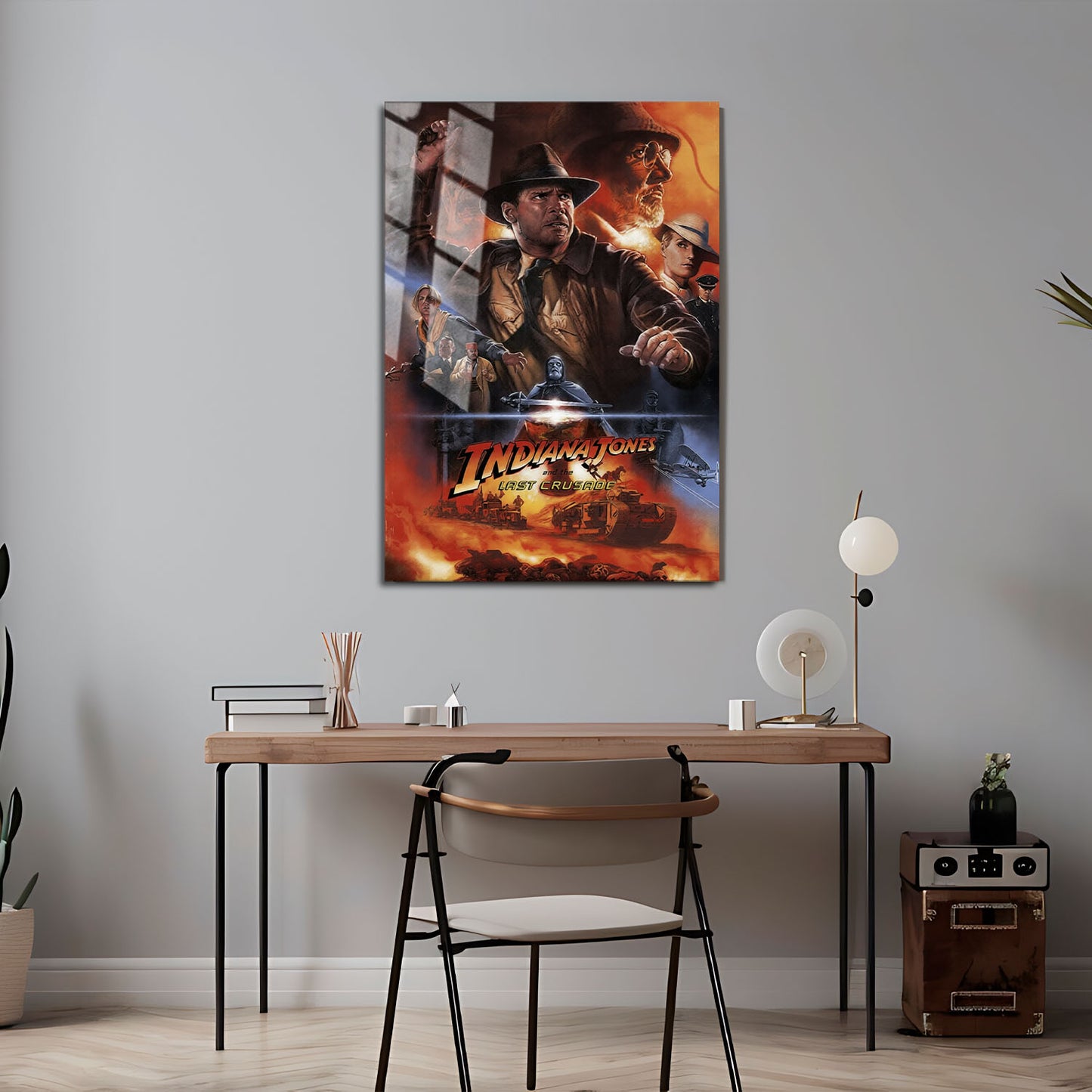 Flex Designs Metal Poster Indiana Jones and the Last Crusade Alternate 5 x 7" Home Goods - Movie 1989 Movie Metal Poster