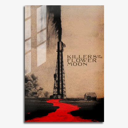 Flex Designs Metal Poster Killers of the Flower Moon Sketch 11 x 17" Home Goods - Movie 2023 Movie Metal Poster