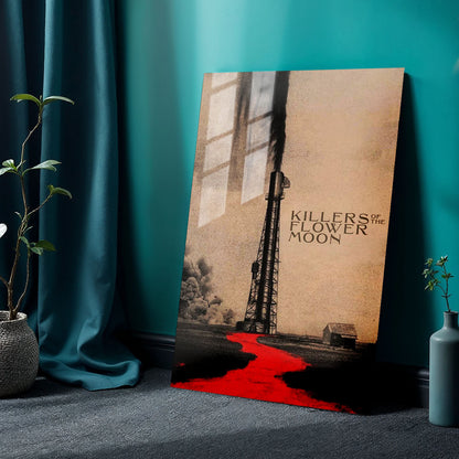 Flex Designs Metal Poster Killers of the Flower Moon Sketch 24 x 36" Home Goods - Movie 2023 Movie Metal Poster