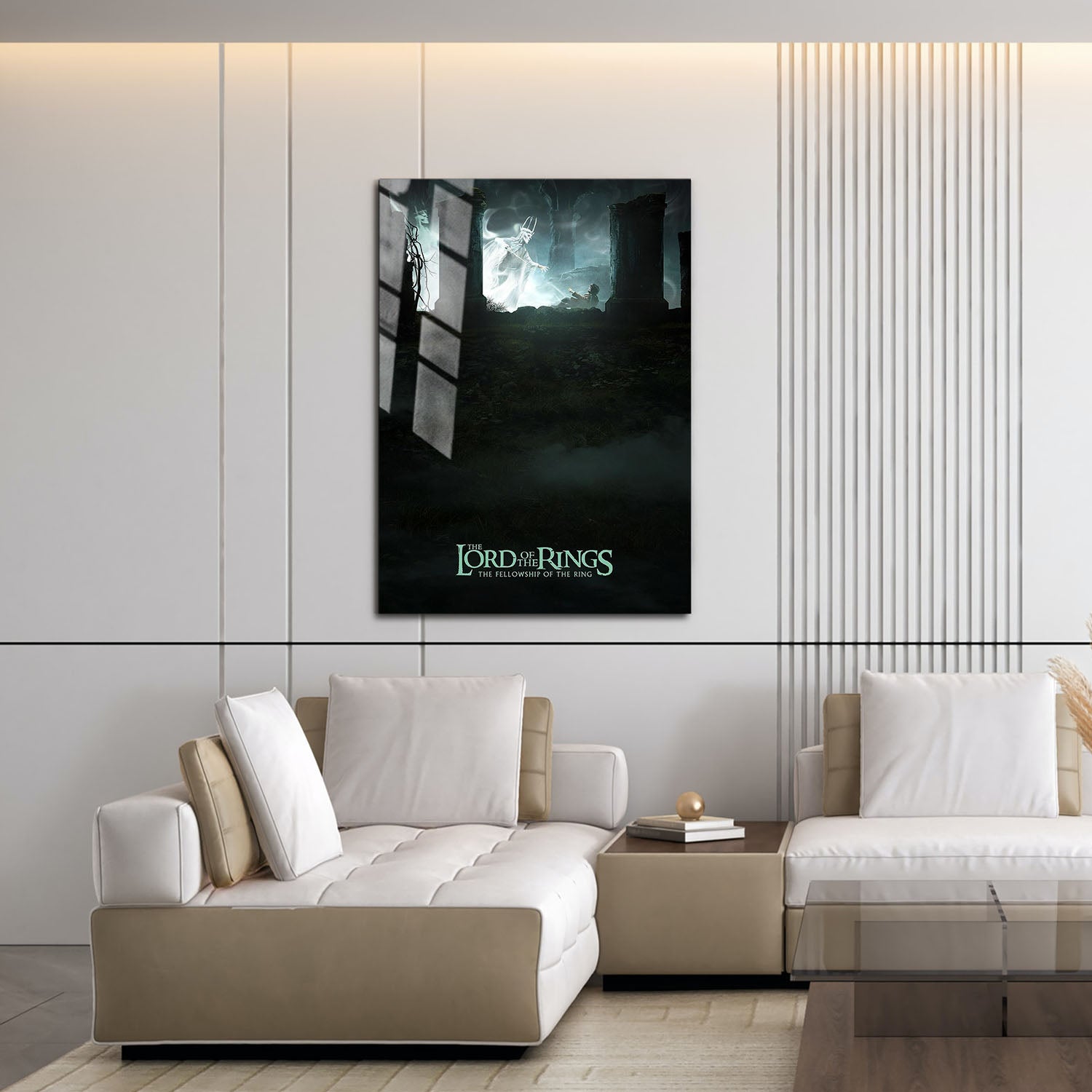 Flex Designs Metal Poster The Lord of the Rings The Fellowship of the Ring Cover 16 x 24" Home Goods - Movie 2001 Movie Metal Poster