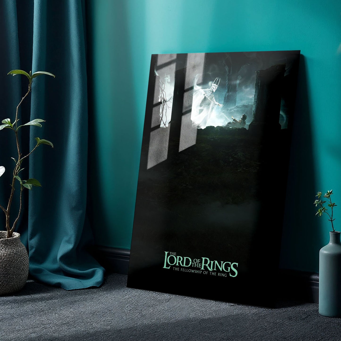 Flex Designs Metal Poster The Lord of the Rings The Fellowship of the Ring Cover 24 x 36" Home Goods - Movie 2001 Movie Metal Poster