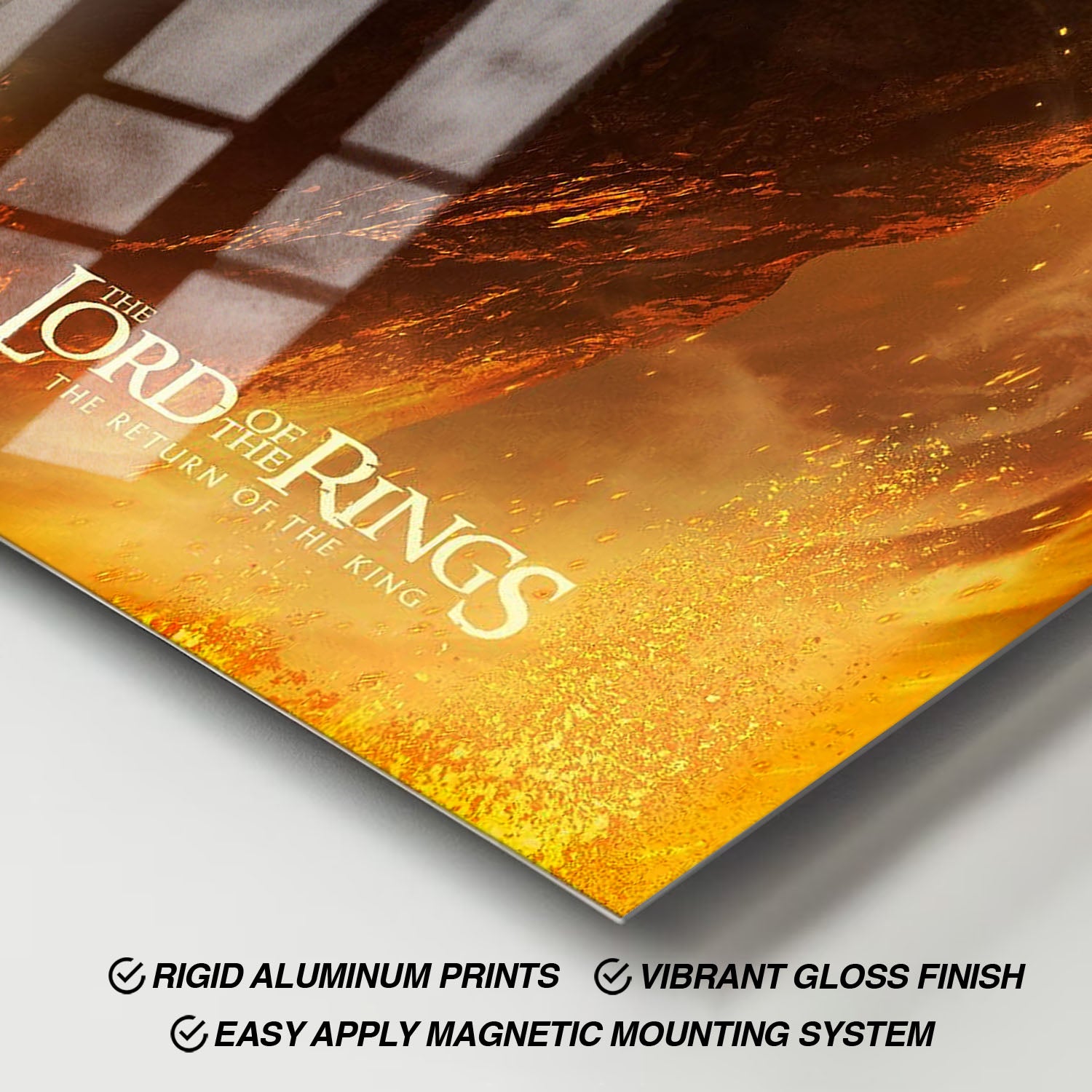 Flex Designs Metal Poster The Lord of the Rings The Return of the King Cover 11 x 17" Home Goods - Movie 2003 Movie Metal Poster