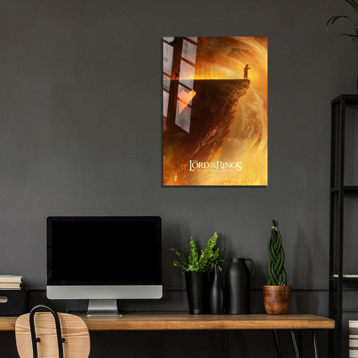 Flex Designs Metal Poster The Lord of the Rings The Return of the King Cover 24 x 36" Home Goods - Movie 2003 Movie Metal Poster