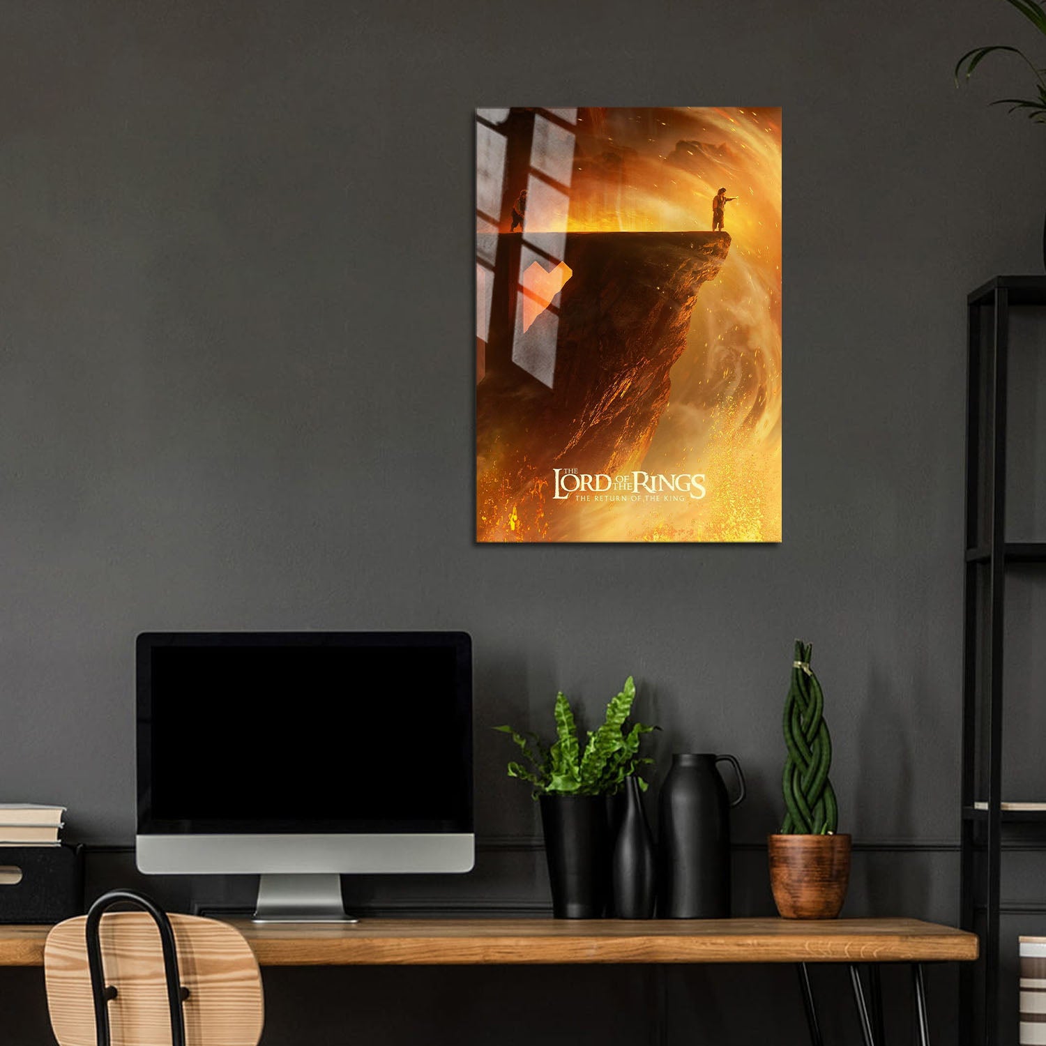 Flex Designs Metal Poster The Lord of the Rings The Return of the King Cover 24 x 36" Home Goods - Movie 2003 Movie Metal Poster