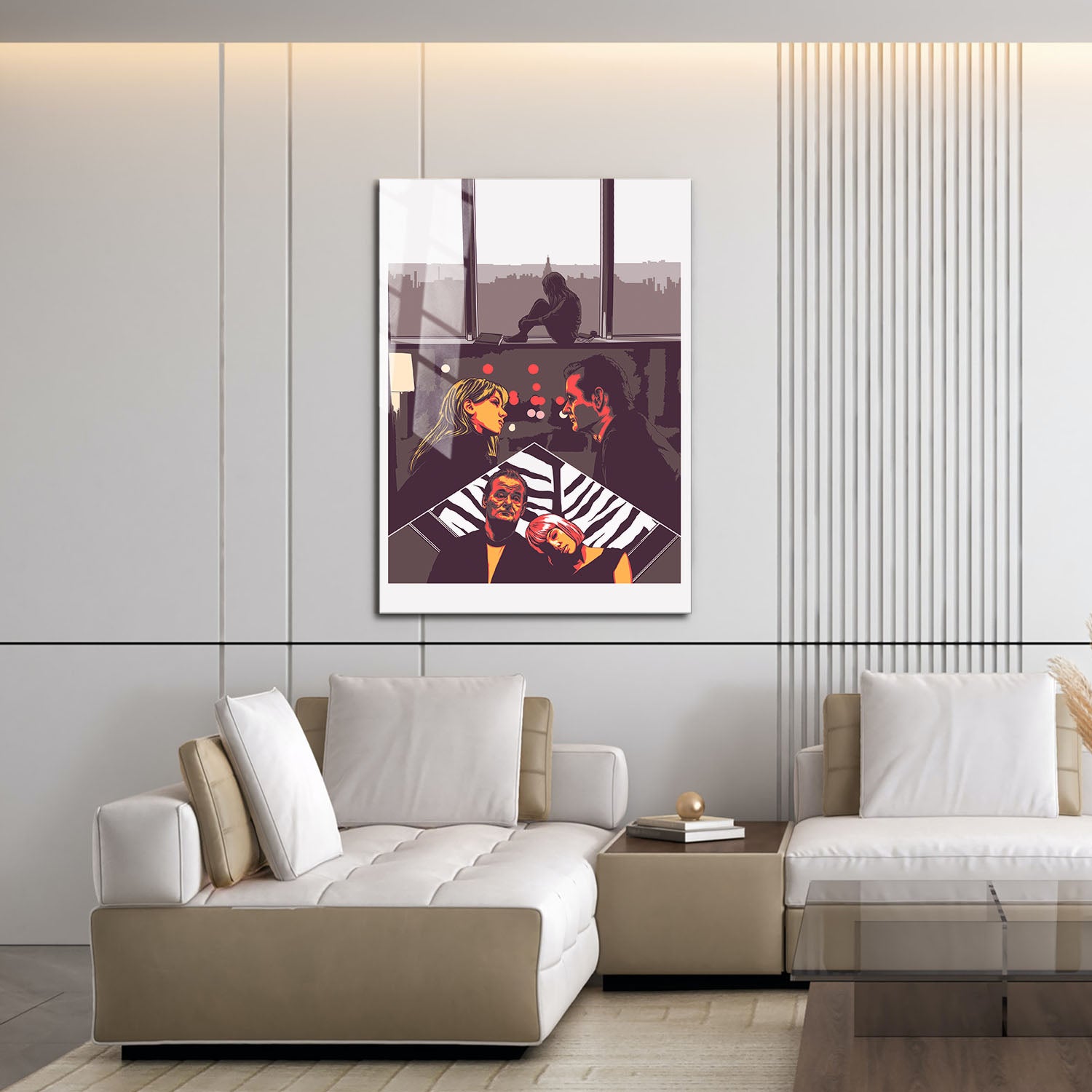 Flex Designs Metal Poster Lost in Translation Sketch 16 x 24" Home Goods - Movie 2003 Movie Metal Poster