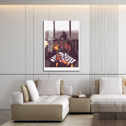 Flex Designs Metal Poster Lost in Translation Sketch 16 x 24" Home Goods - Movie 2003 Movie Metal Poster