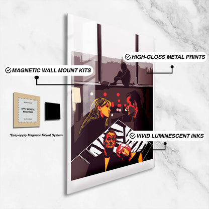 Flex Designs Metal Poster Lost in Translation Sketch 16 x 24" Home Goods - Movie 2003 Movie Metal Poster