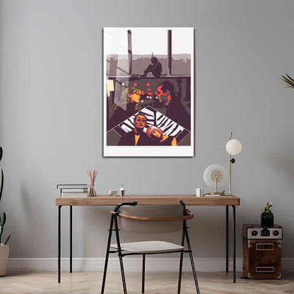 Flex Designs Metal Poster Lost in Translation Sketch 5 x 7" Home Goods - Movie 2003 Movie Metal Poster
