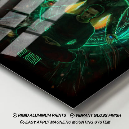 Flex Designs Metal Poster The Matrix 11 x 17" Home Goods - Movie 1999 Movie Metal Poster