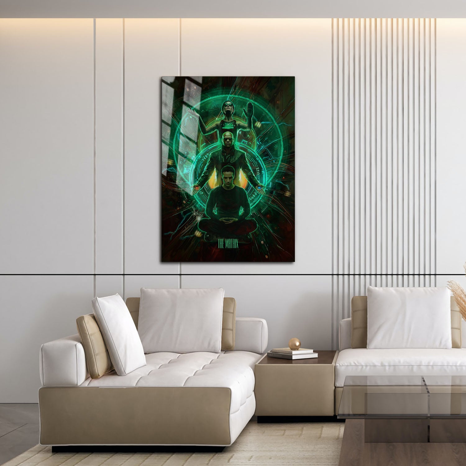 Flex Designs Metal Poster The Matrix 16 x 24" Home Goods - Movie 1999 Movie Metal Poster
