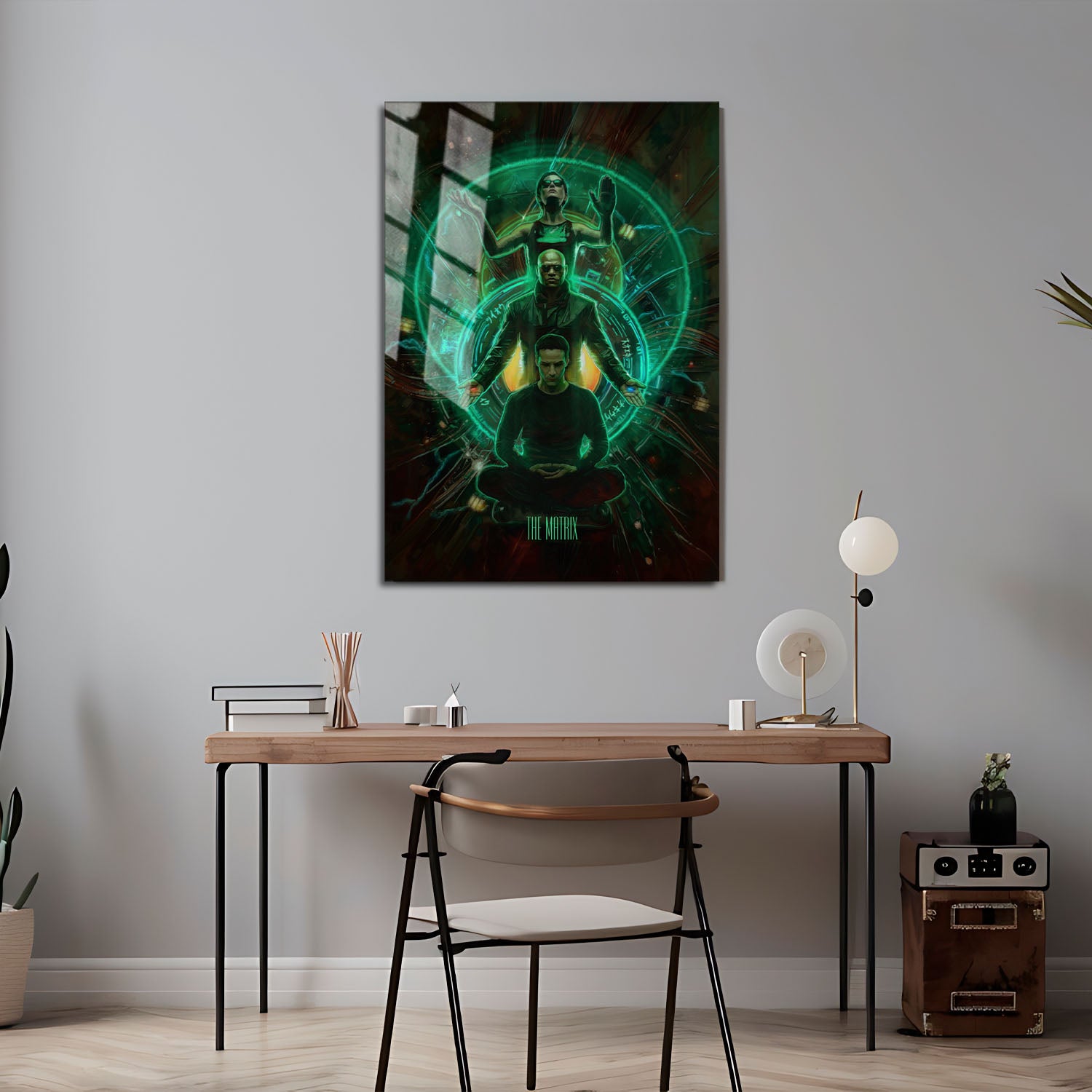 Flex Designs Metal Poster The Matrix 5 x 7" Home Goods - Movie 1999 Movie Metal Poster