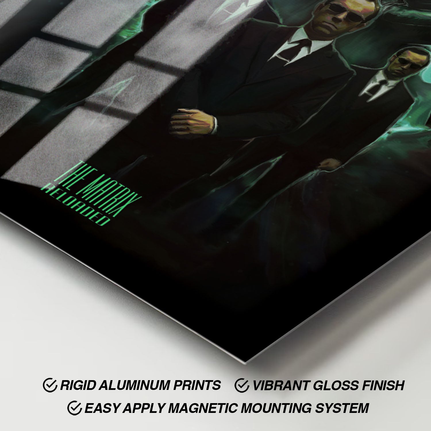Flex Designs Metal Poster The Matrix Reloaded 11 x 17" Home Goods - Movie 2003 Movie Metal Poster