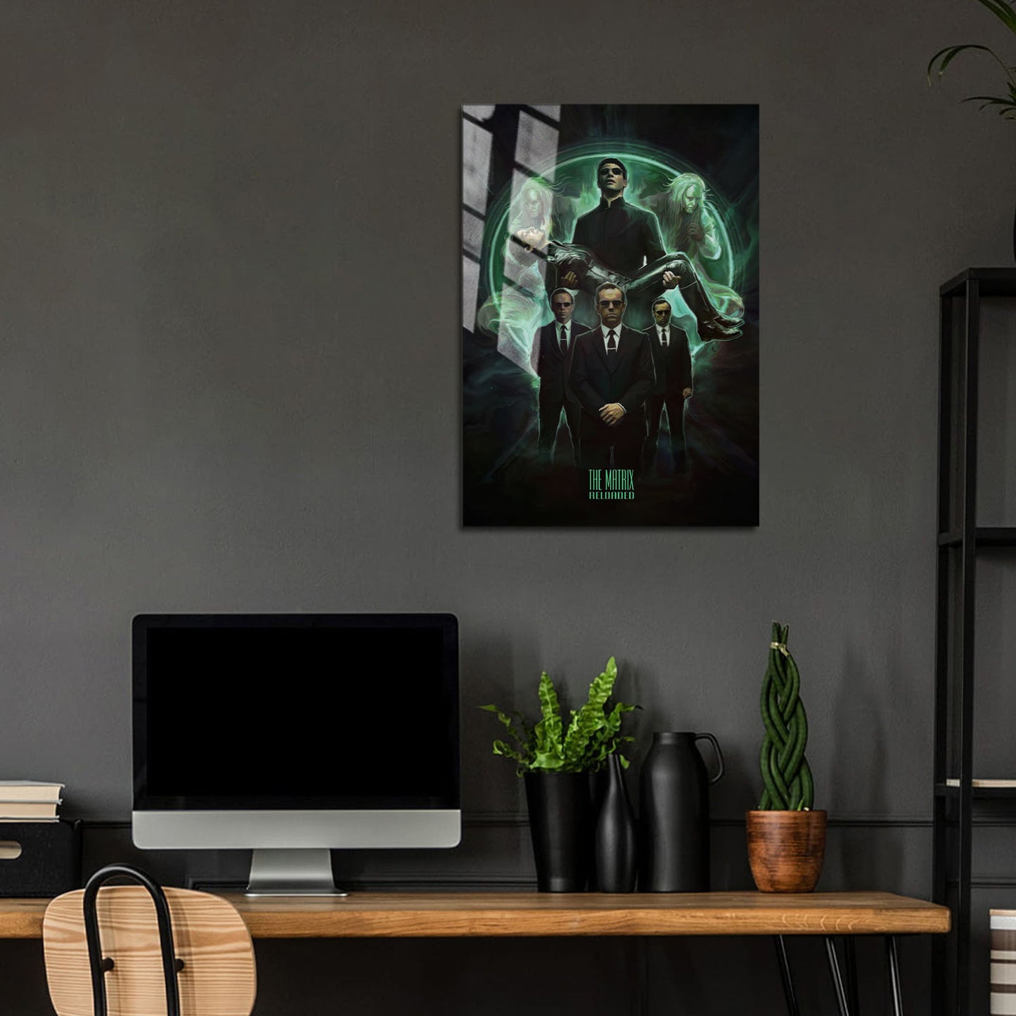 Flex Designs Metal Poster The Matrix Reloaded 24 x 36" Home Goods - Movie 2003 Movie Metal Poster