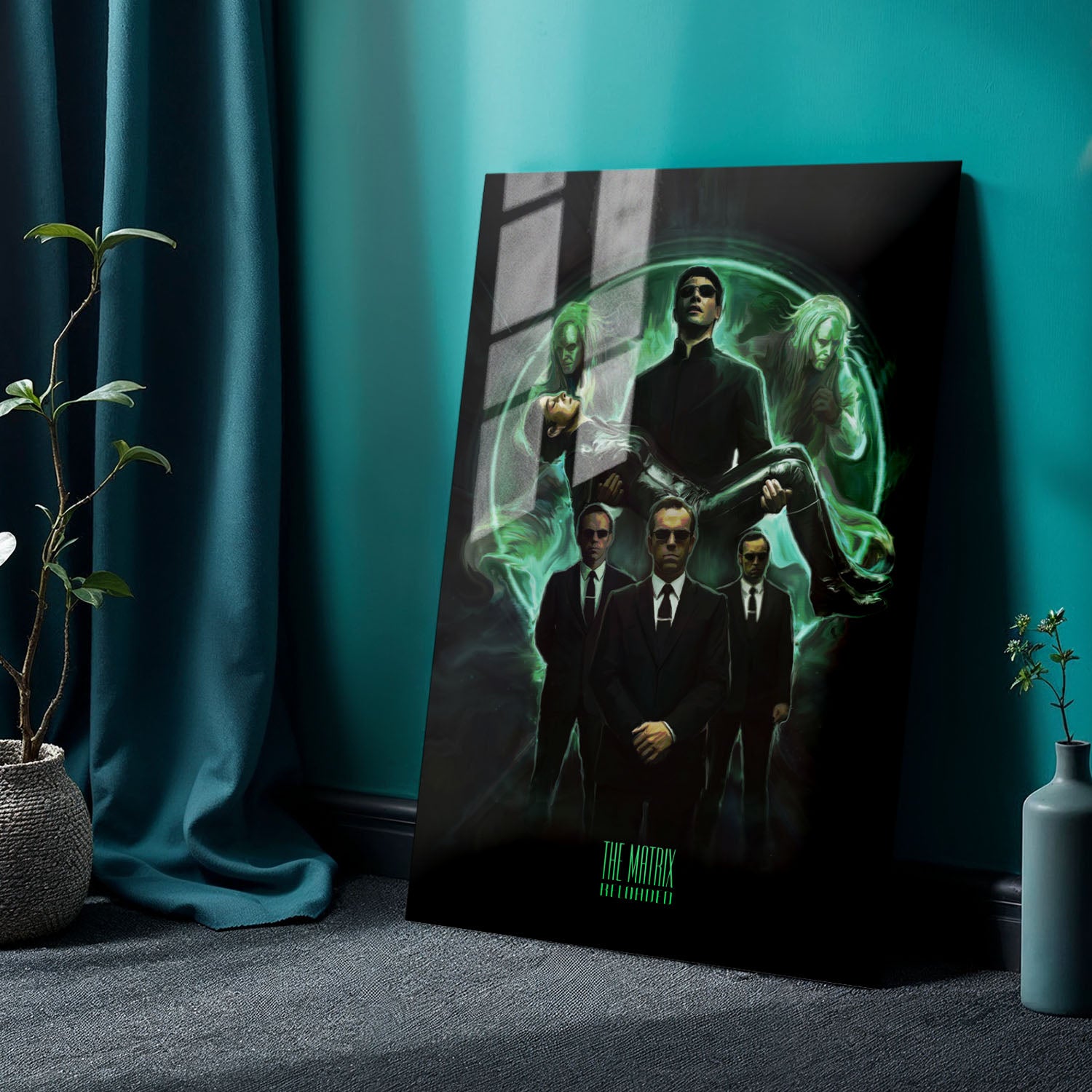 Flex Designs Metal Poster The Matrix Reloaded 24 x 36" Home Goods - Movie 2003 Movie Metal Poster