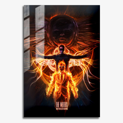 Flex Designs Metal Poster The Matrix Revolutions 11 x 17" Home Goods - Movie 2003 Movie Metal Poster