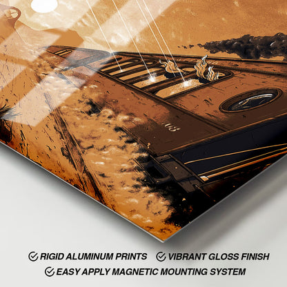 Flex Designs Metal Poster Once Upon a Time in the West Sketch 11 x 17" Home Goods - Movie 1968 Movie Metal Poster
