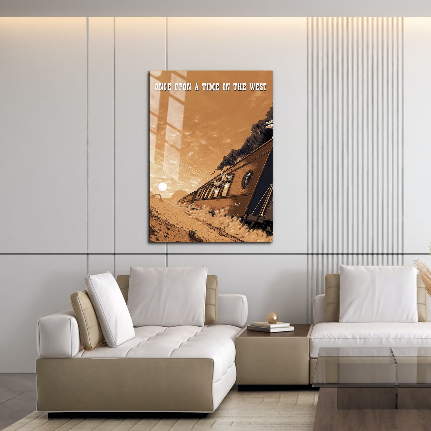 Flex Designs Metal Poster Once Upon a Time in the West Sketch 16 x 24" Home Goods - Movie 1968 Movie Metal Poster