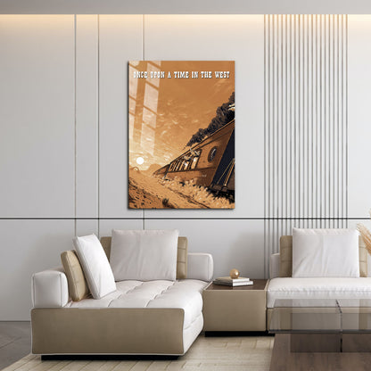 Flex Designs Metal Poster Once Upon a Time in the West Sketch 16 x 24" Home Goods - Movie 1968 Movie Metal Poster