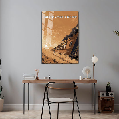 Flex Designs Metal Poster Once Upon a Time in the West Sketch 5 x 7" Home Goods - Movie 1968 Movie Metal Poster