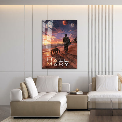 Flex Designs Metal Poster Project Hail Mary Rocky 16 x 24" Home Goods - Movie 2026 Movie Metal Poster