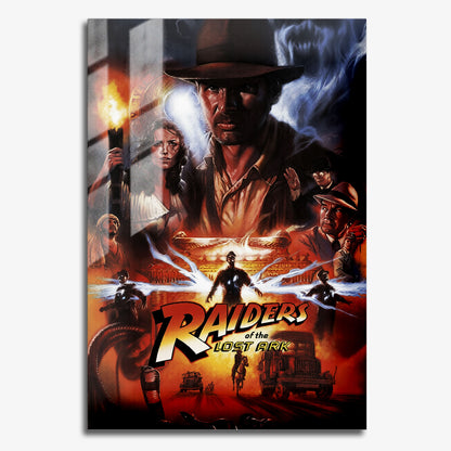 Flex Designs Metal Poster Raiders of the Lost Ark Alternate 11 x 17" Home Goods - Movie 1981 Movie Metal Poster